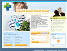 Tablet Screenshot of cliniqueveterinairenice-etoile.com